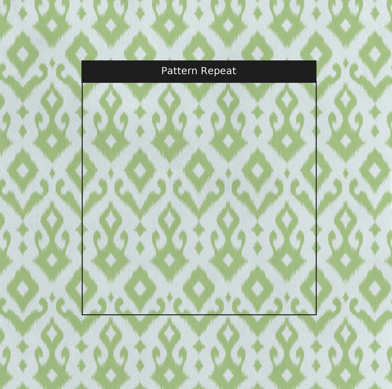 Key Lime Celadon Ikat - Fabric - Lemon Park