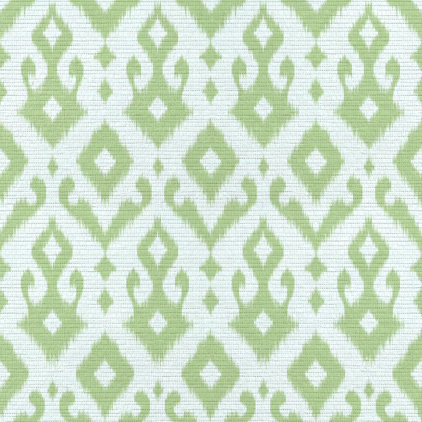 Key Lime Celadon Ikat Faux Grasscloth Wallpaper - Lemon Park