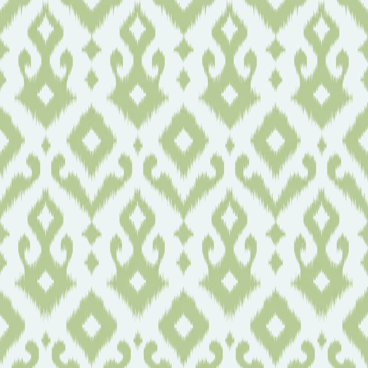Key Lime Celadon Ikat Wallpaper - Lemon Park