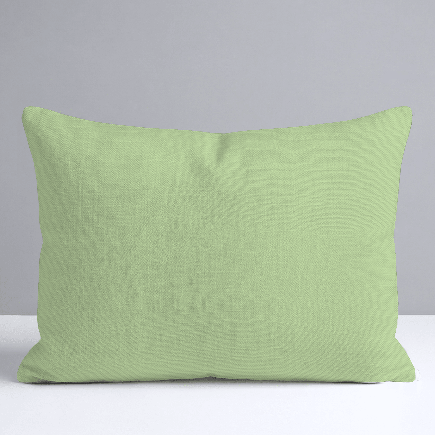 Key Lime Celadon Solid Throw Pillow - Lemon Park