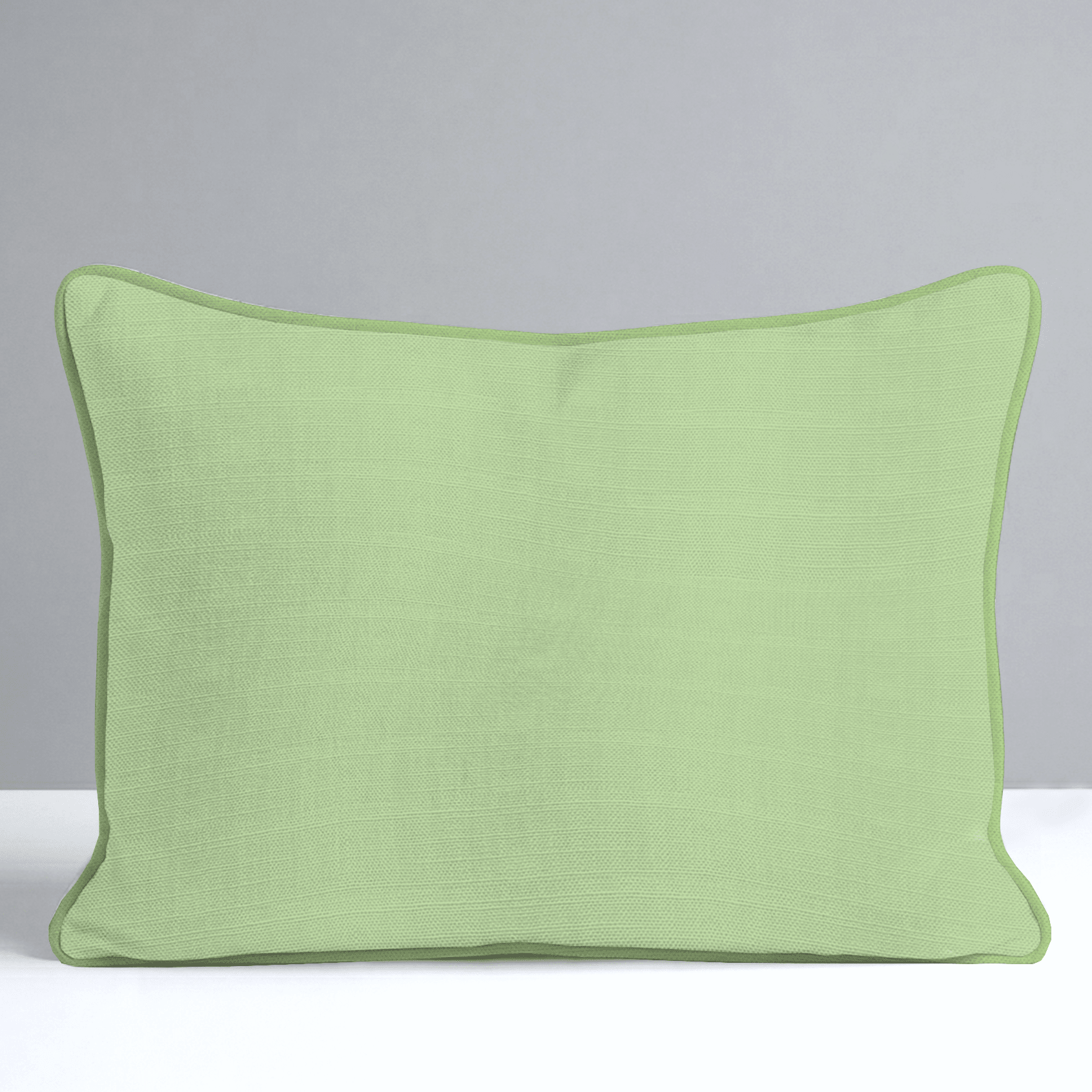 Key Lime Celadon Solid Throw Pillow - Lemon Park
