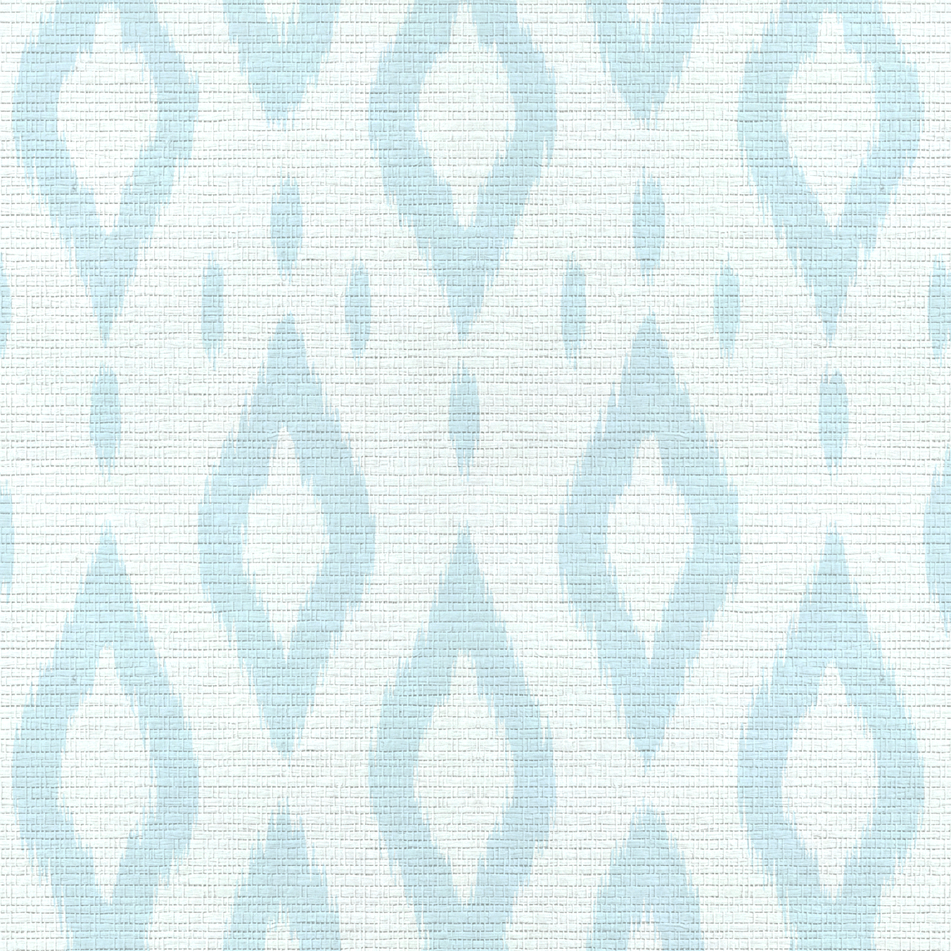 Key Lime Columbia Blue Ikat Faux Grasscloth Wallpaper - Lemon Park