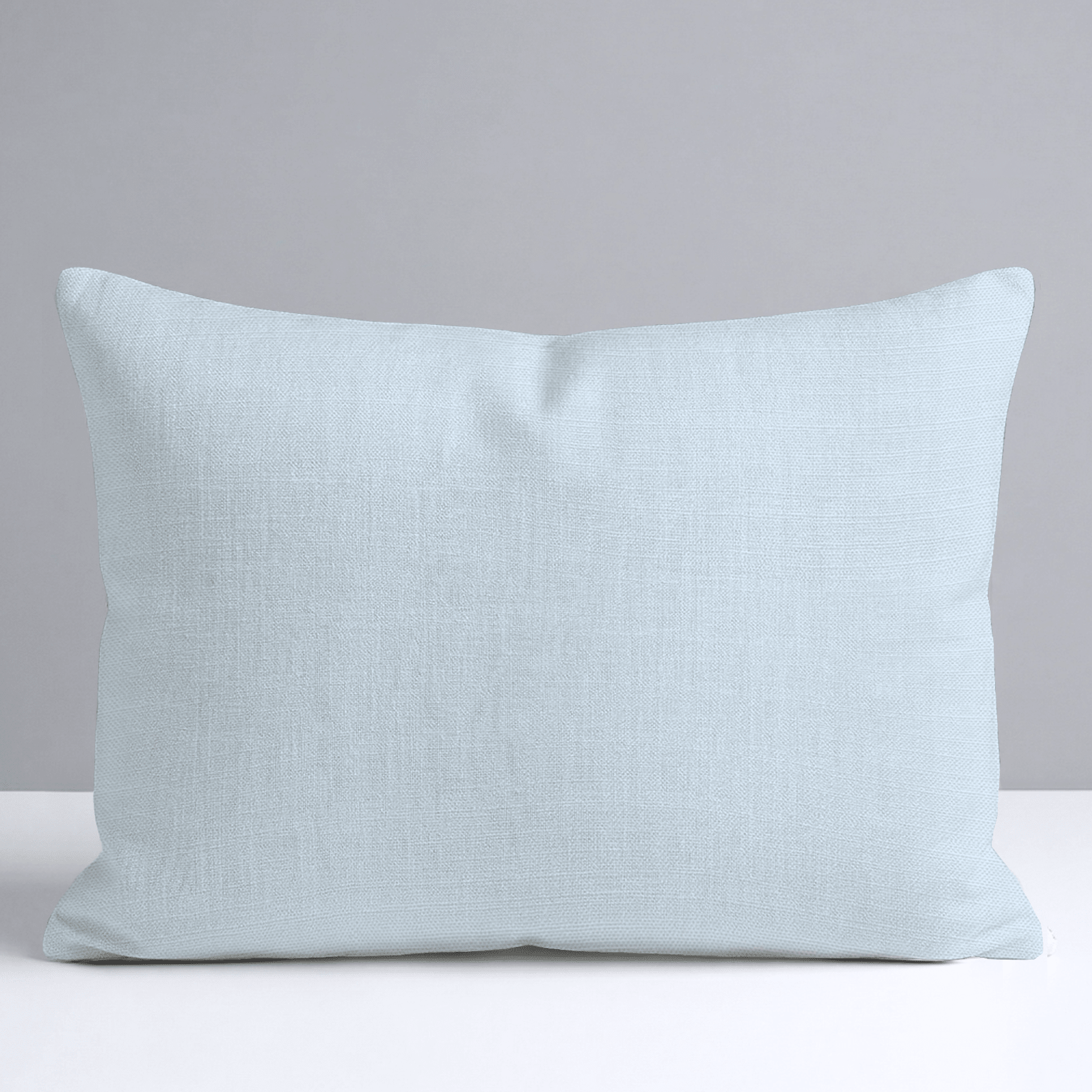 Key Lime Columbia Blue Solid Throw Pillow - Lemon Park
