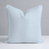Key Lime Columbia Blue Solid Throw Pillow - Lemon Park