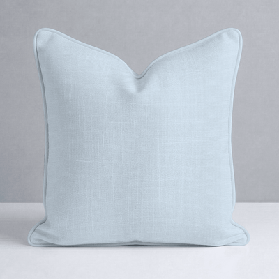 Key Lime Columbia Blue Solid Throw Pillow - Lemon Park