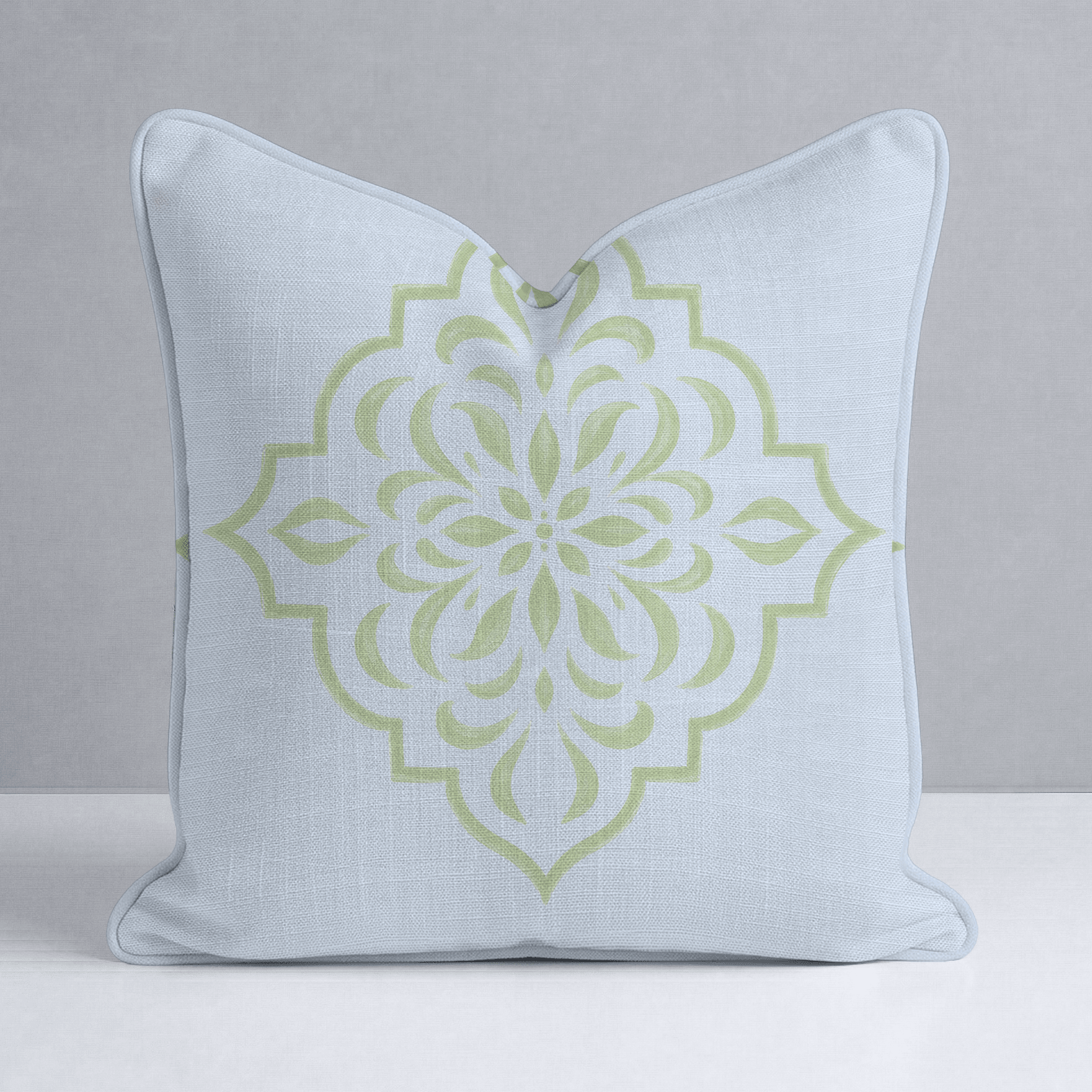 Key Lime Columbia Medley Throw Pillow - Lemon Park