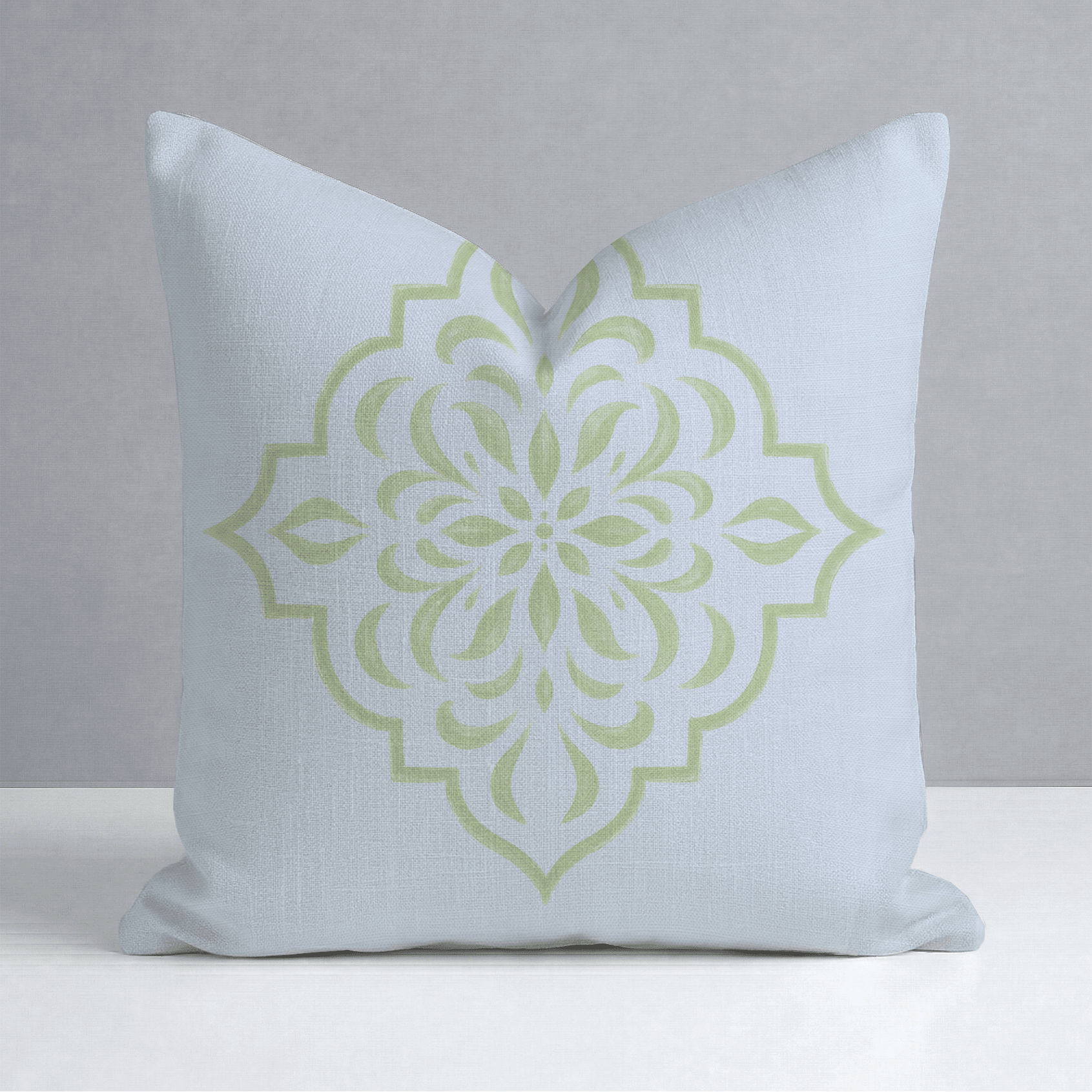 Key Lime Columbia Medley Throw Pillow - Lemon Park