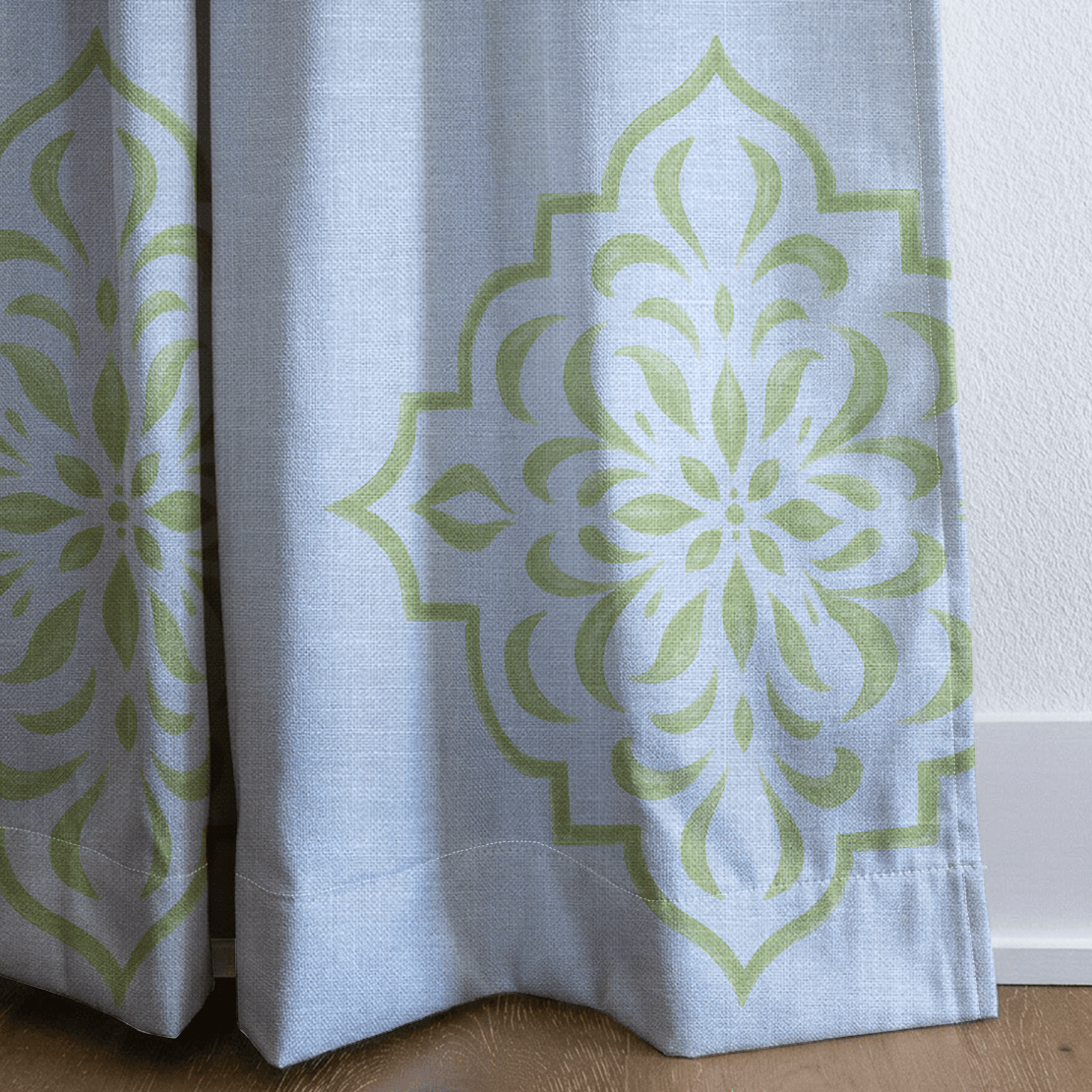 Key Lime Columbia Mosiac - Drapery - Lemon Park