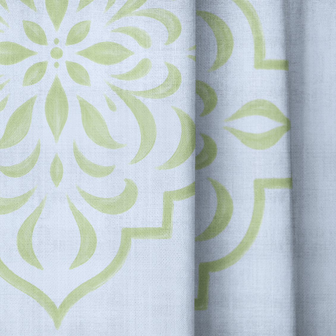 Key Lime Columbia Mosiac - Drapery - Lemon Park