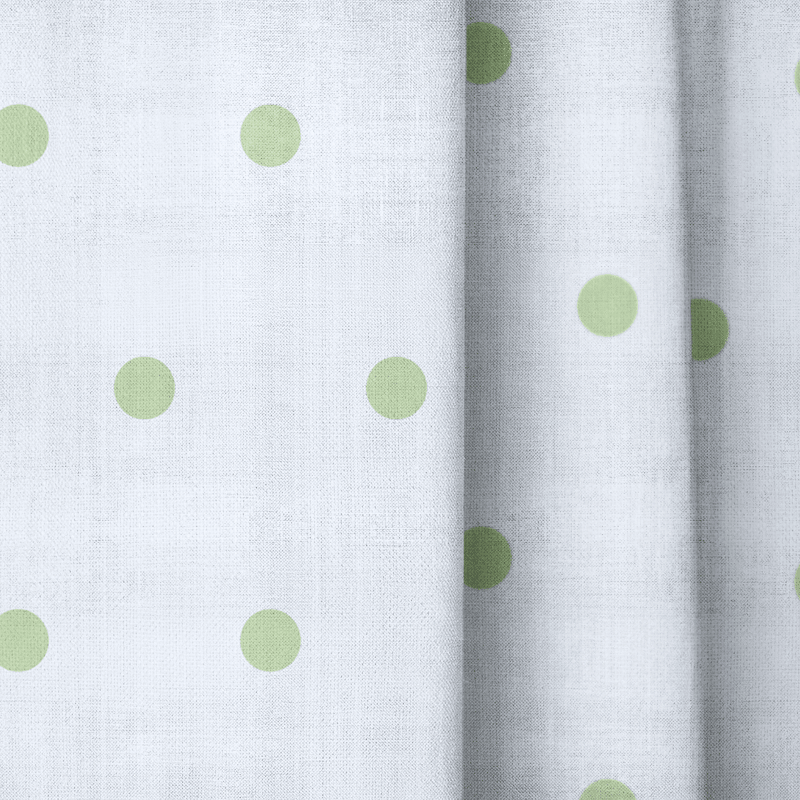 Key Lime Ice Polka Dot - Drapery - Lemon Park
