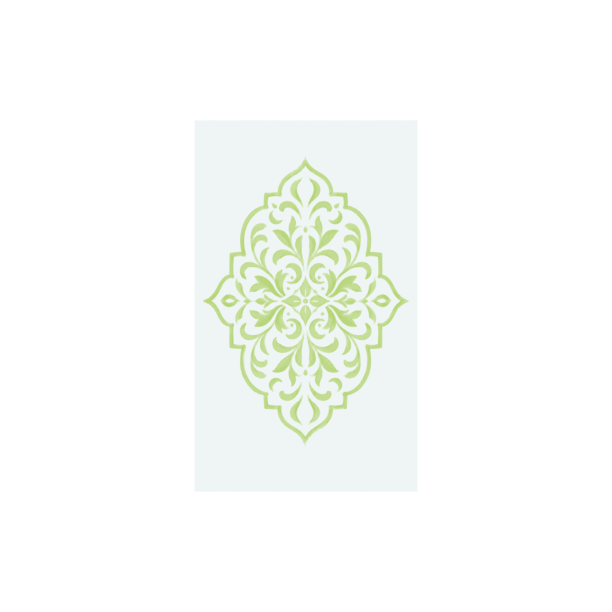 Key Lime Ice Traditional Mosaic Study - Tapestry - Lemon Park