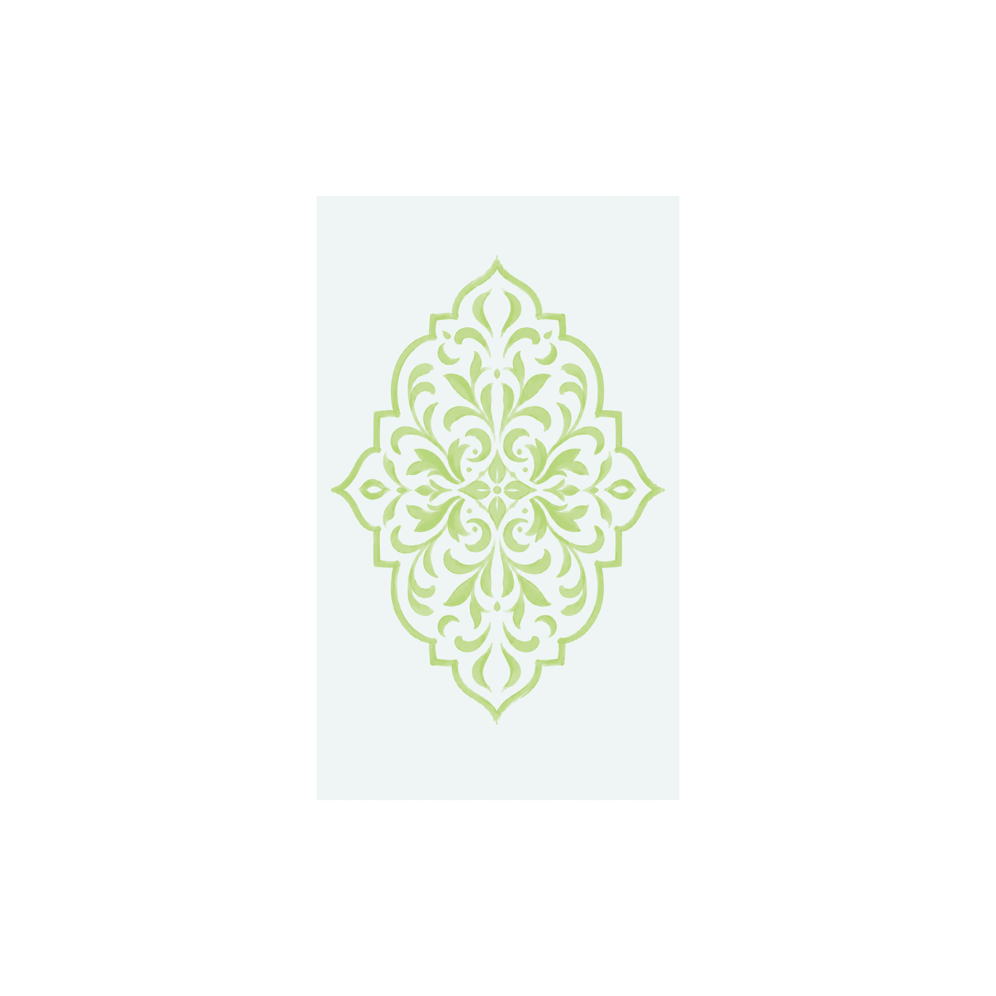 Key Lime Ice Traditional Mosaic Study - Tapestry - Lemon Park