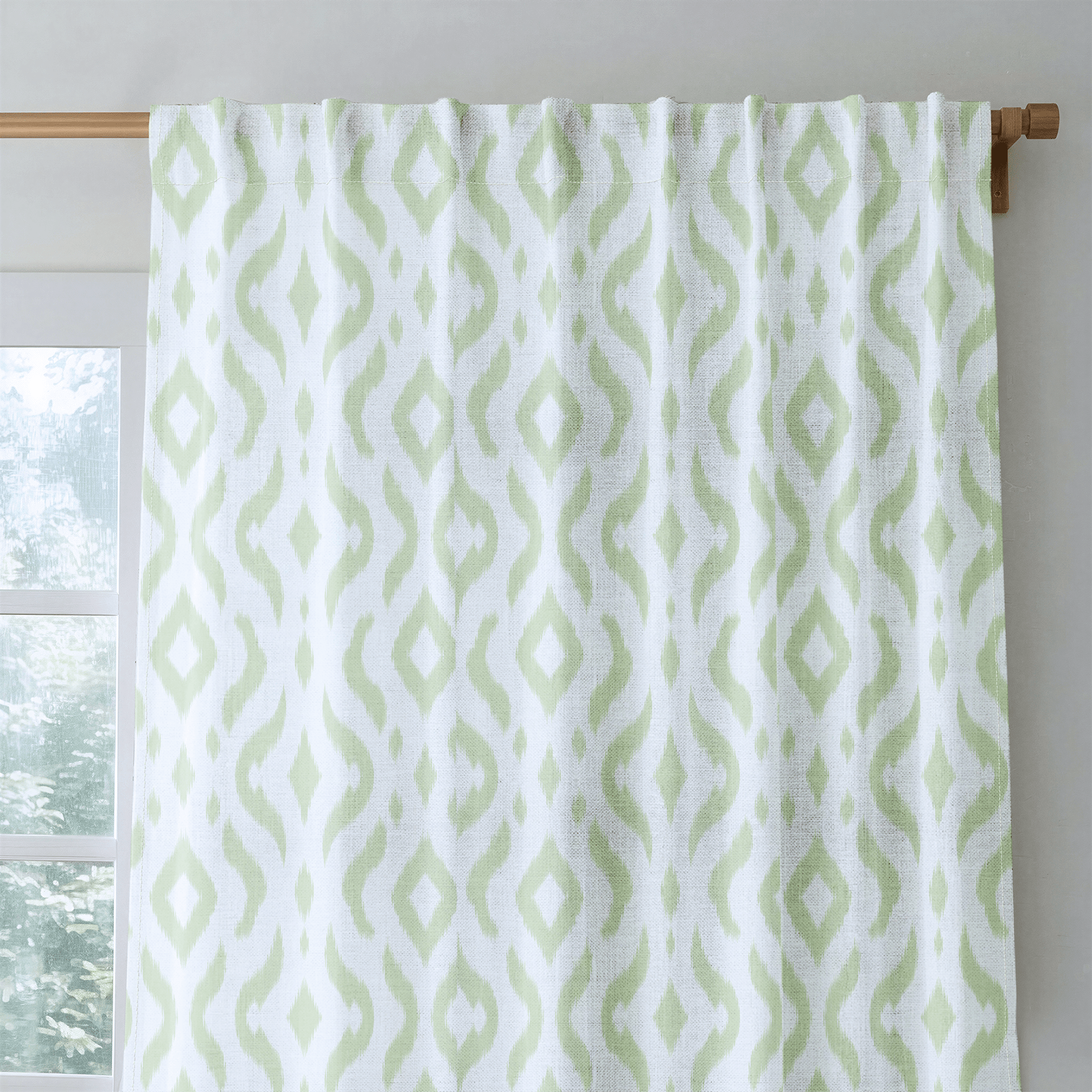 Key Lime Ikat - Drapery - Lemon Park