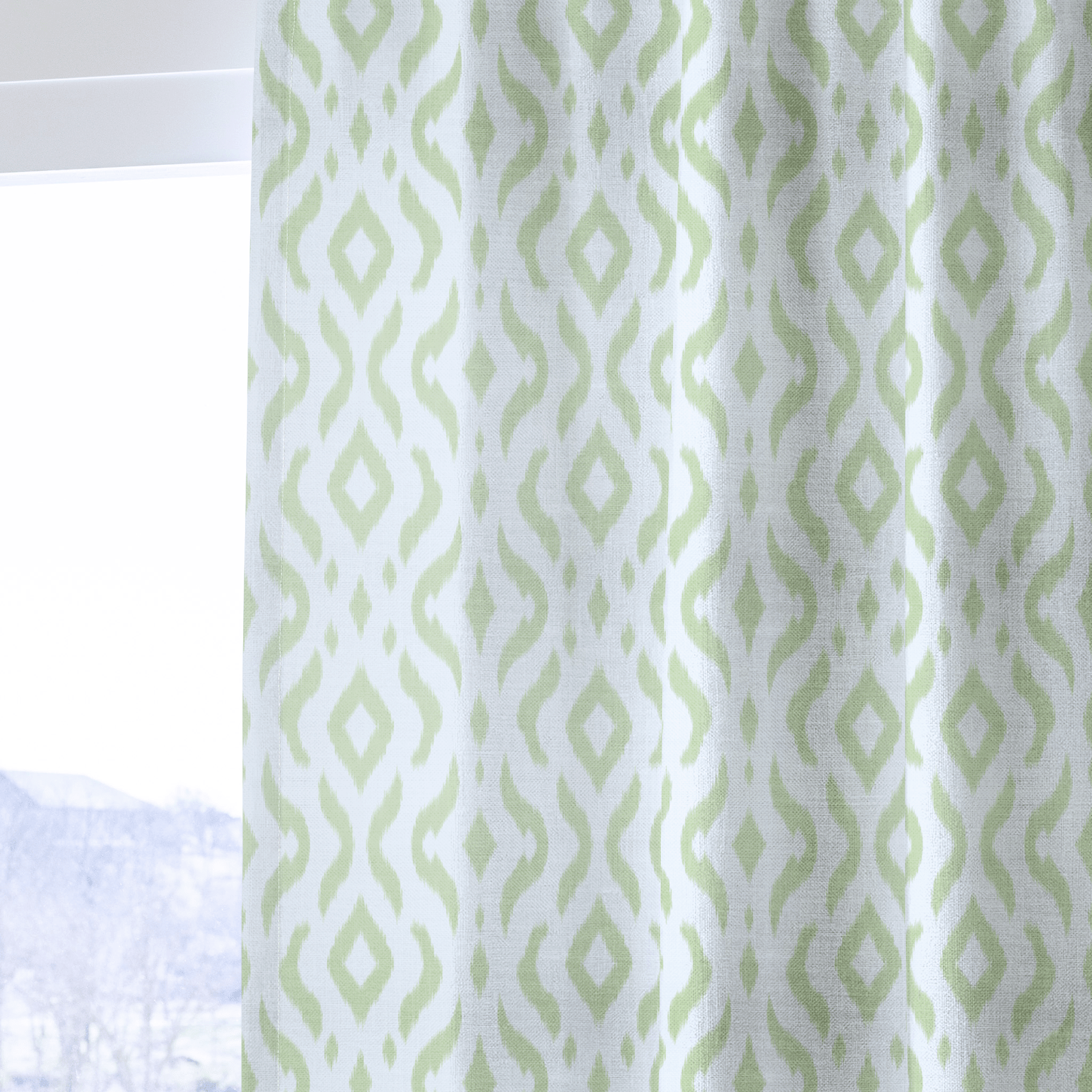 Key Lime Ikat - Drapery - Lemon Park