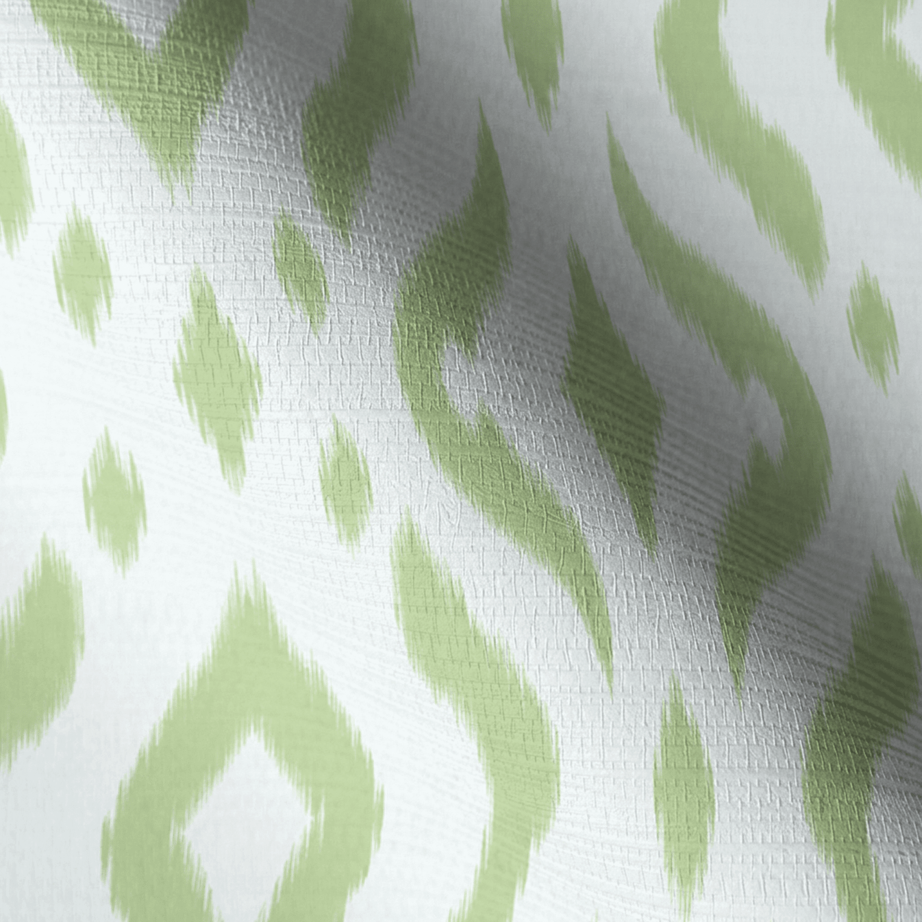 Key Lime Ikat Faux Grasscloth Wallpaper - Lemon Park