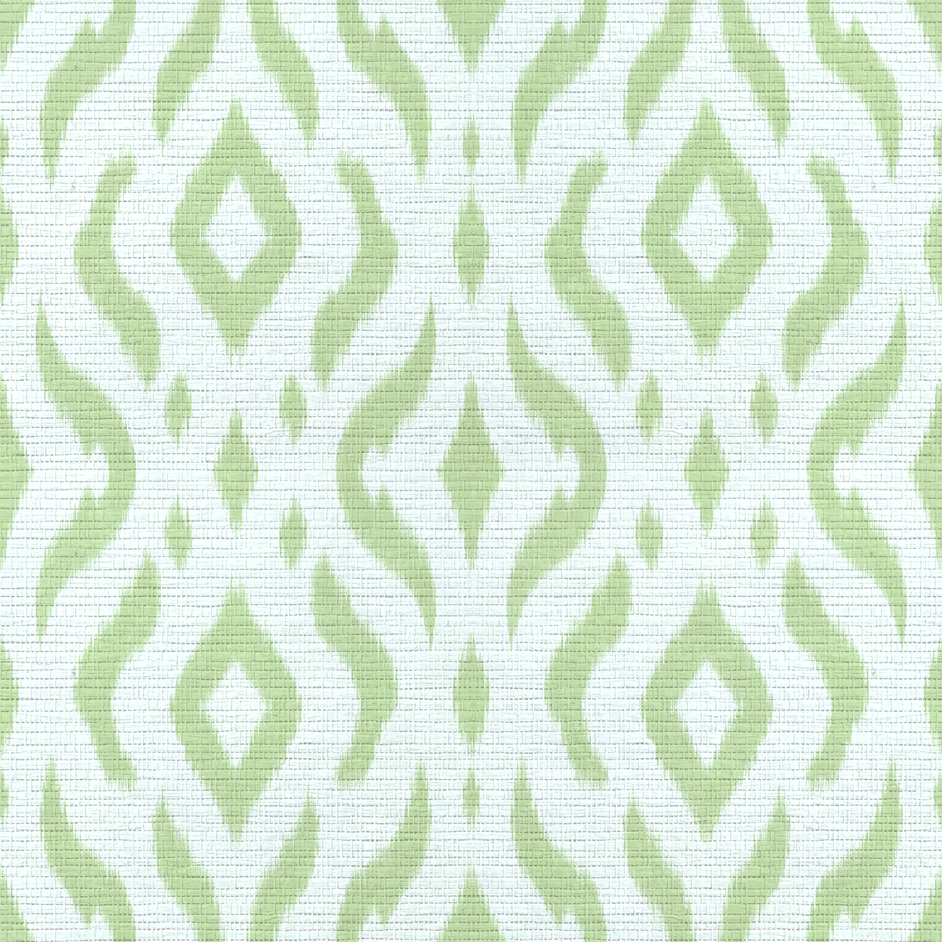 Key Lime Ikat Faux Grasscloth Wallpaper - Lemon Park