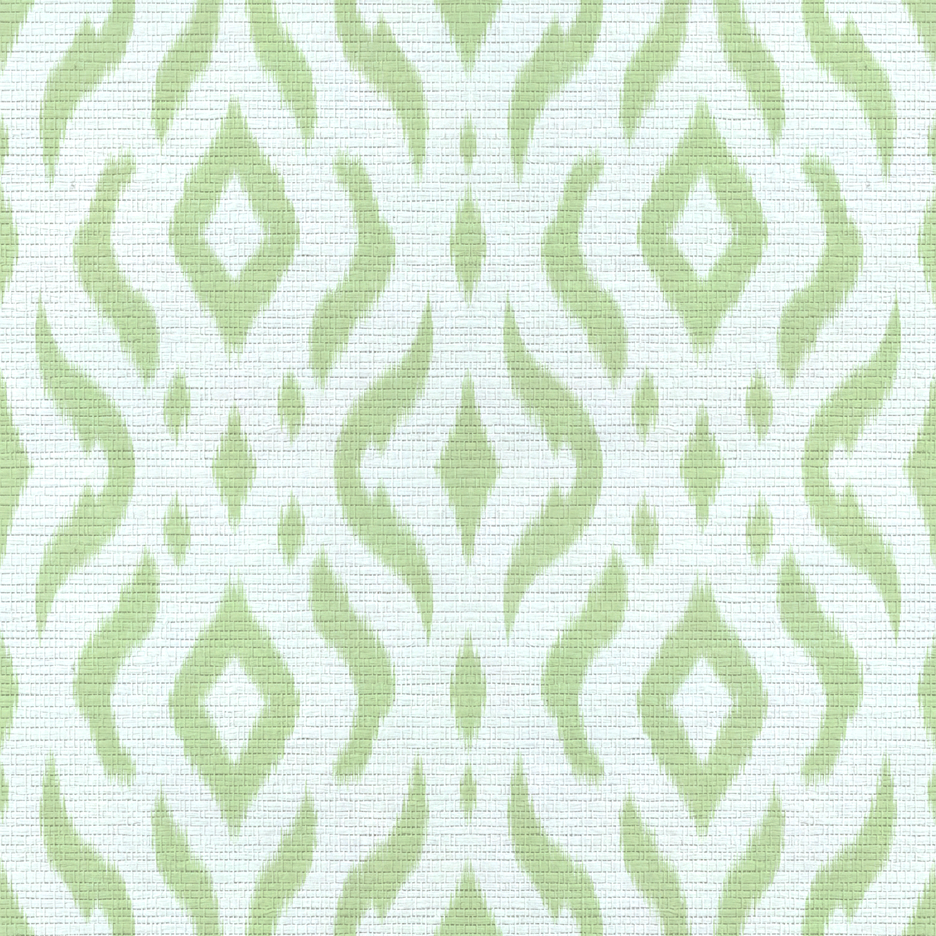 Key Lime Ikat Faux Grasscloth Wallpaper