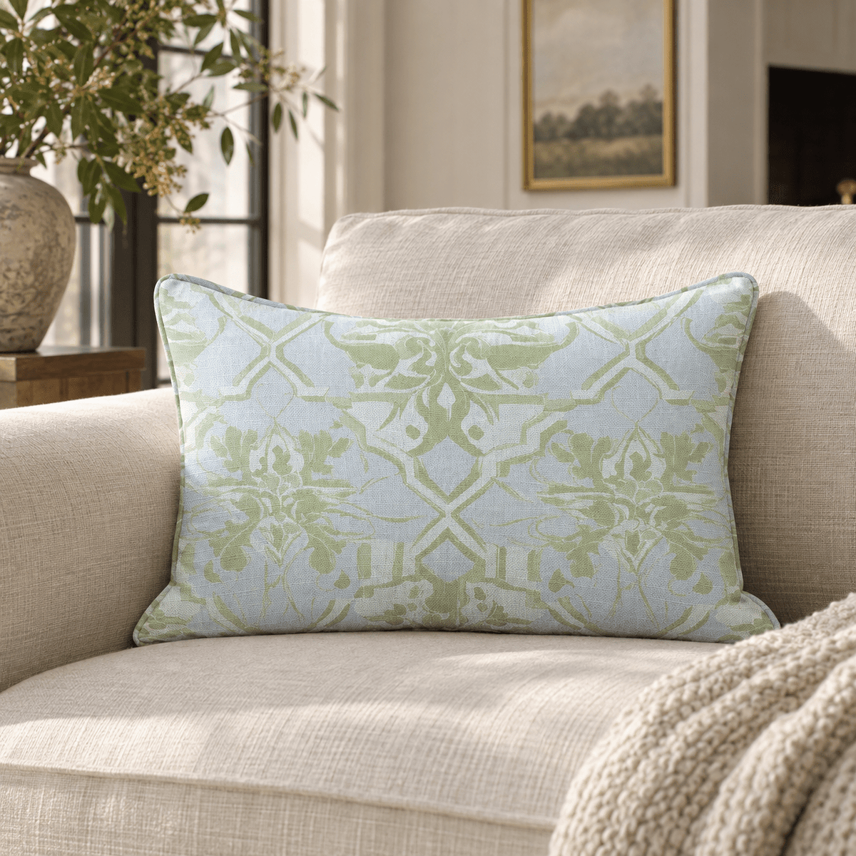 Key Lime Throw Pillow - Lemon Park