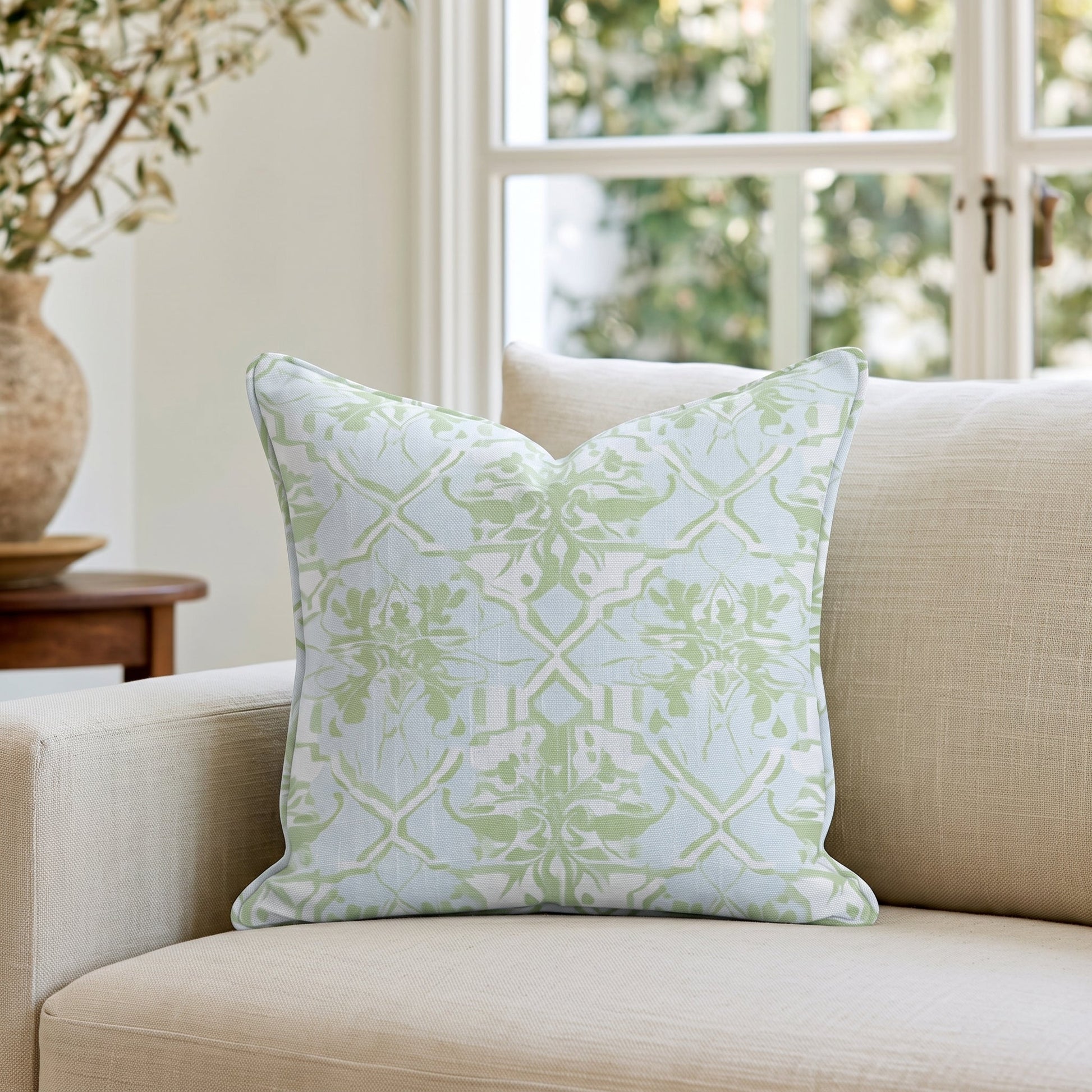 Key Lime Throw Pillow - Lemon Park