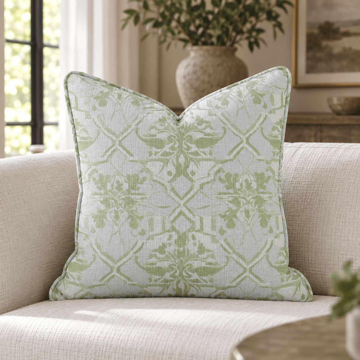 Key Lime Throw Pillow - Lemon Park