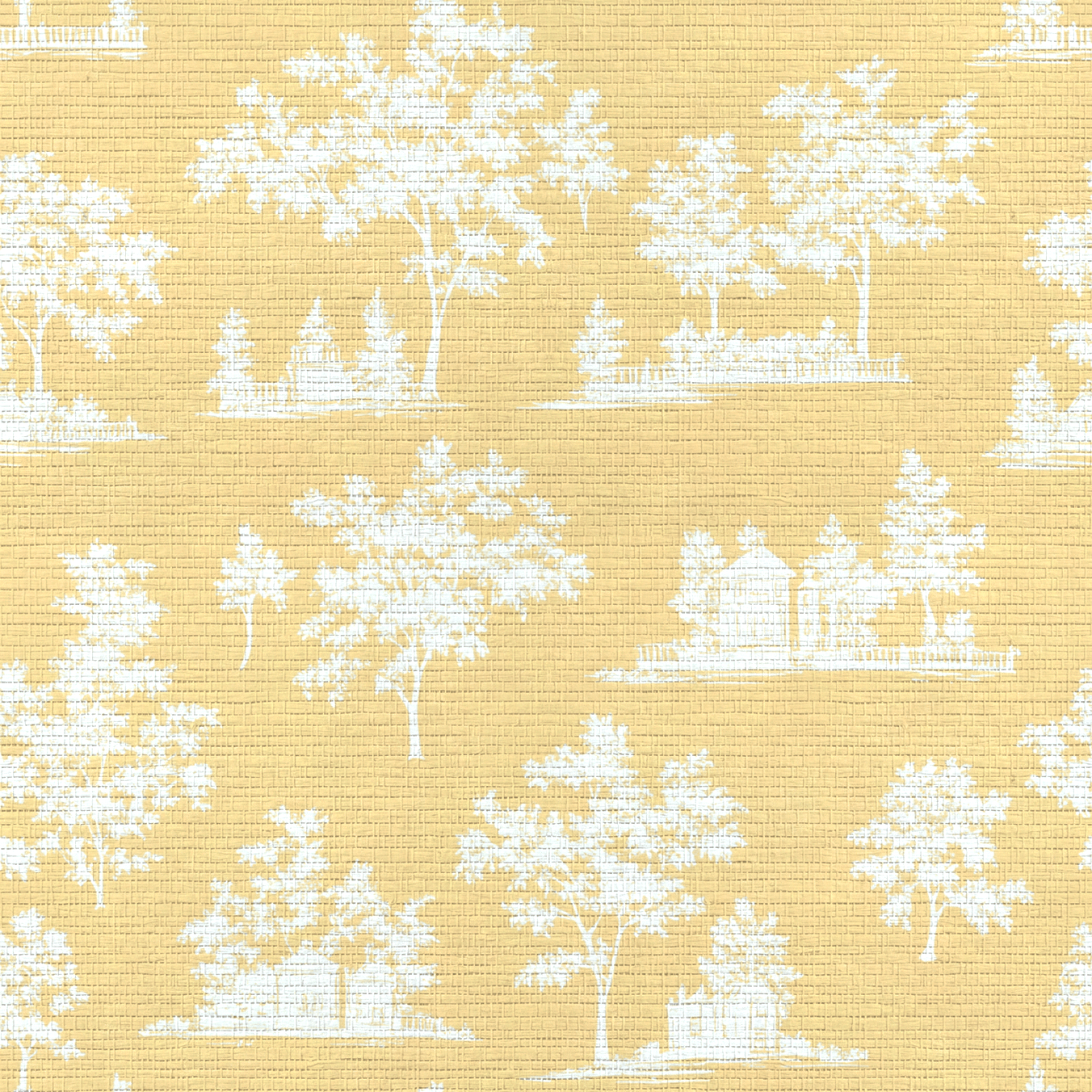 Kristy Faux Grasscloth Wallpaper - Lemon Park
