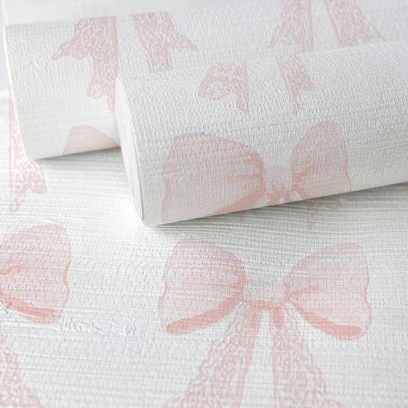 Lace d'Amour Faux Grasscloth Wallpaper
