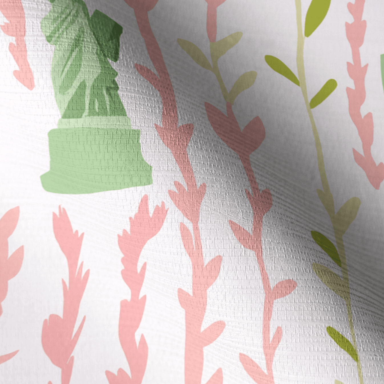 Lady Liberty Faux Grasscloth Wallpaper - Lemon Park