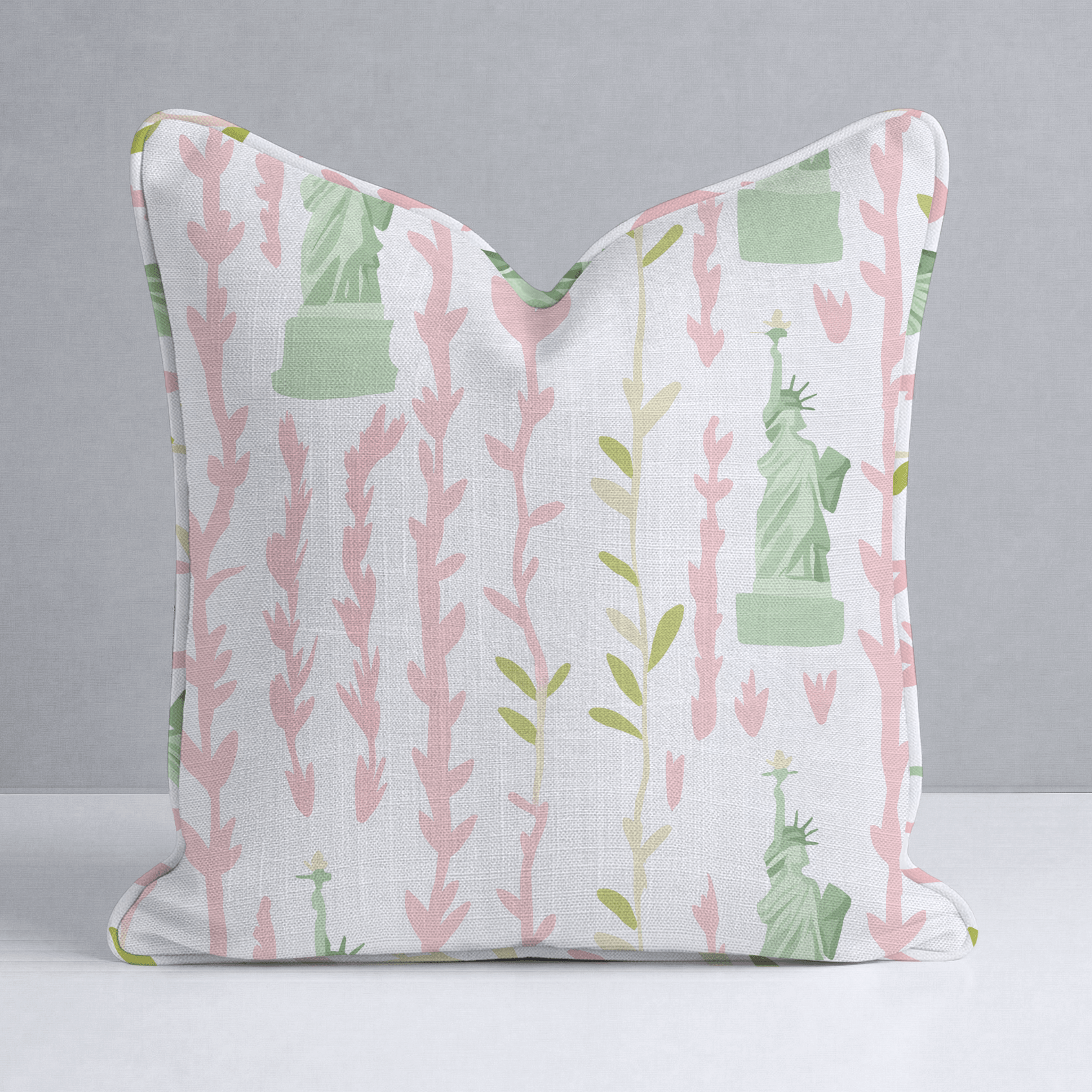 Lady Liberty Throw Pillow - Lemon Park