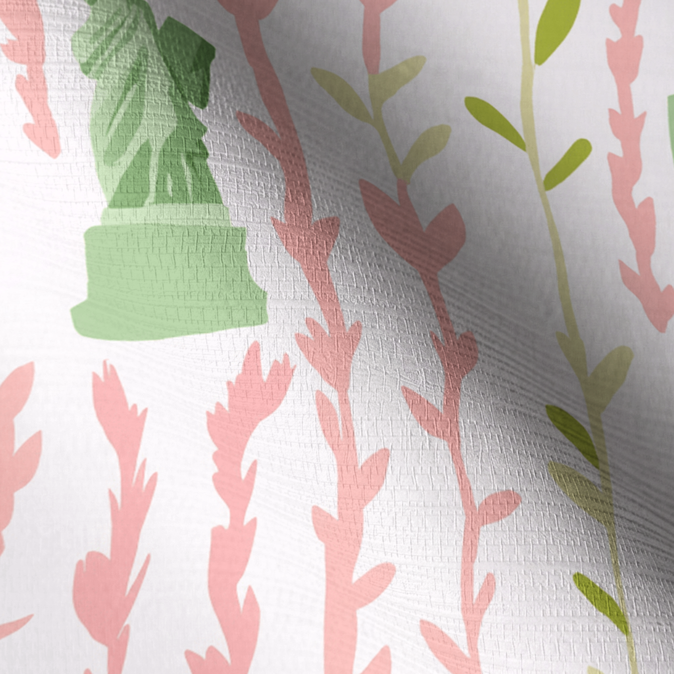 Lady Liberty Faux Grasscloth Wallpaper