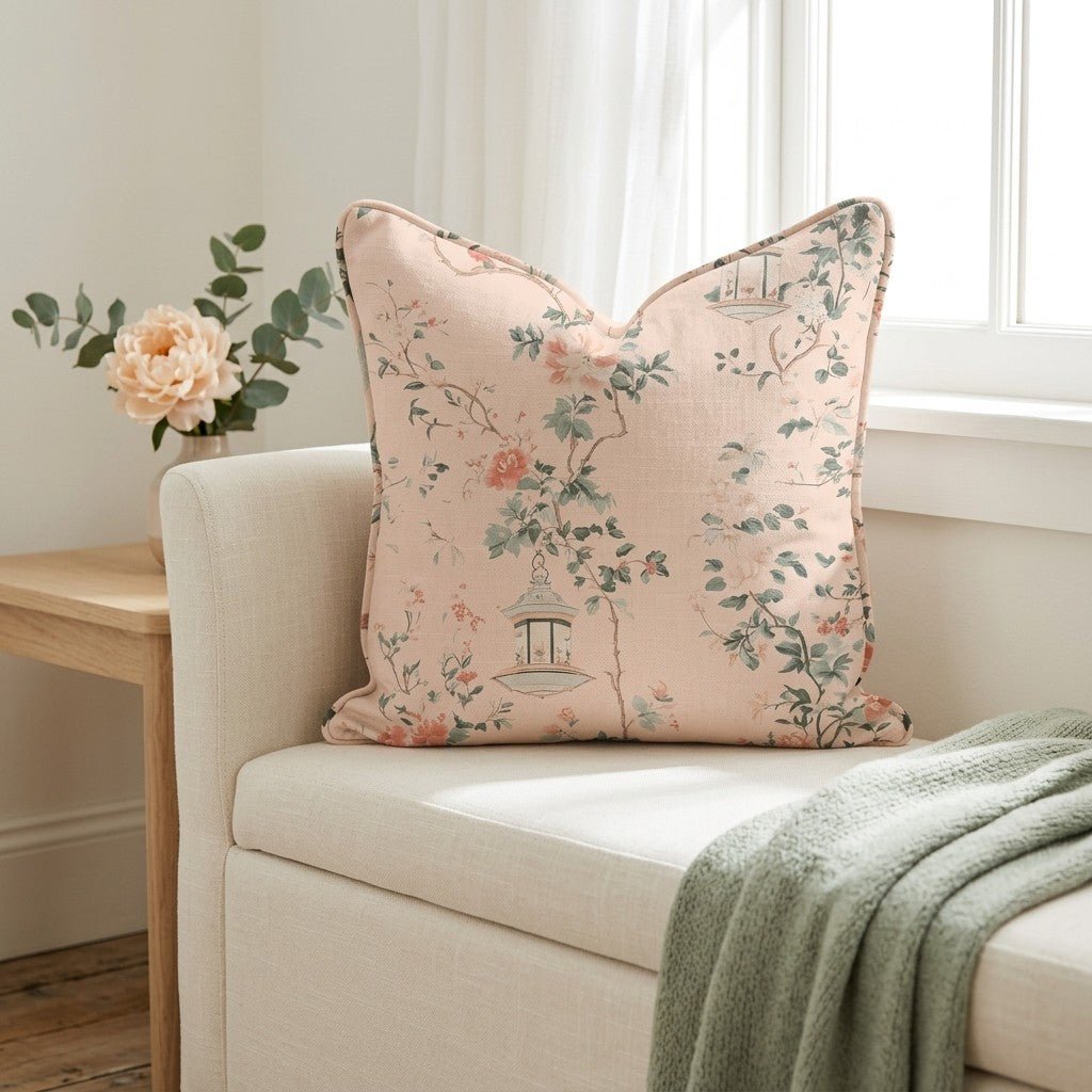 Lantern Lit Throw Pillow - Lemon Park