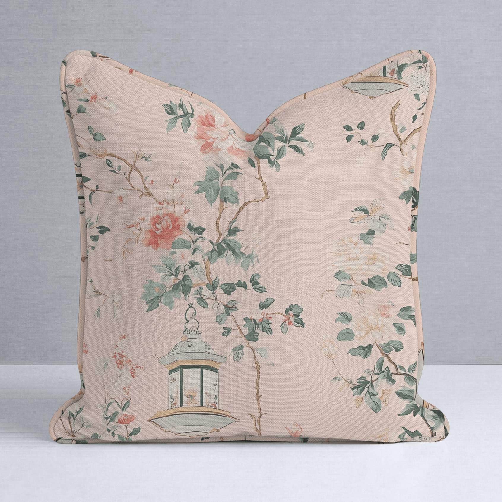 Lantern Lit Throw Pillow - Lemon Park