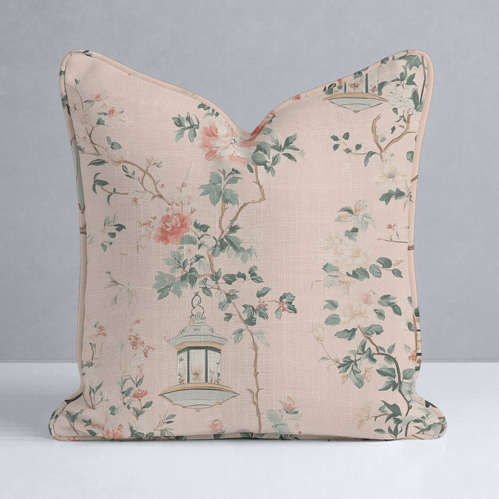 Lantern Lit Throw Pillow - Lemon Park