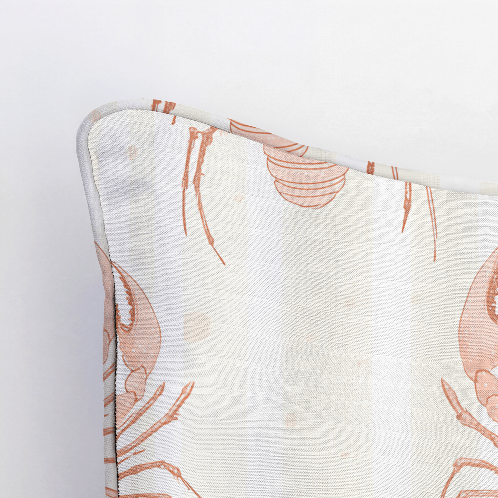 Larry Lobsters Throw Pillow - Lemon Park