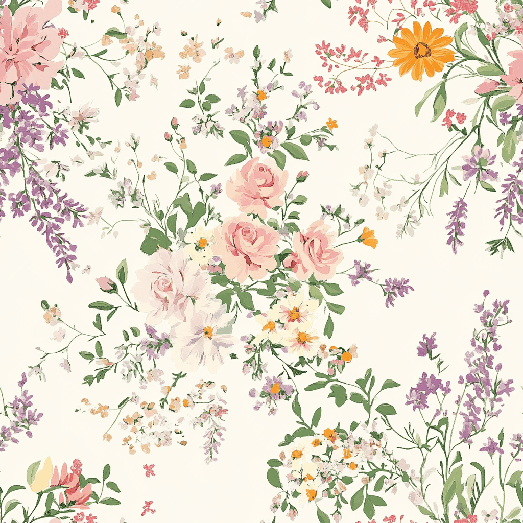 Lavender Lace Wallpaper - Lemon Park