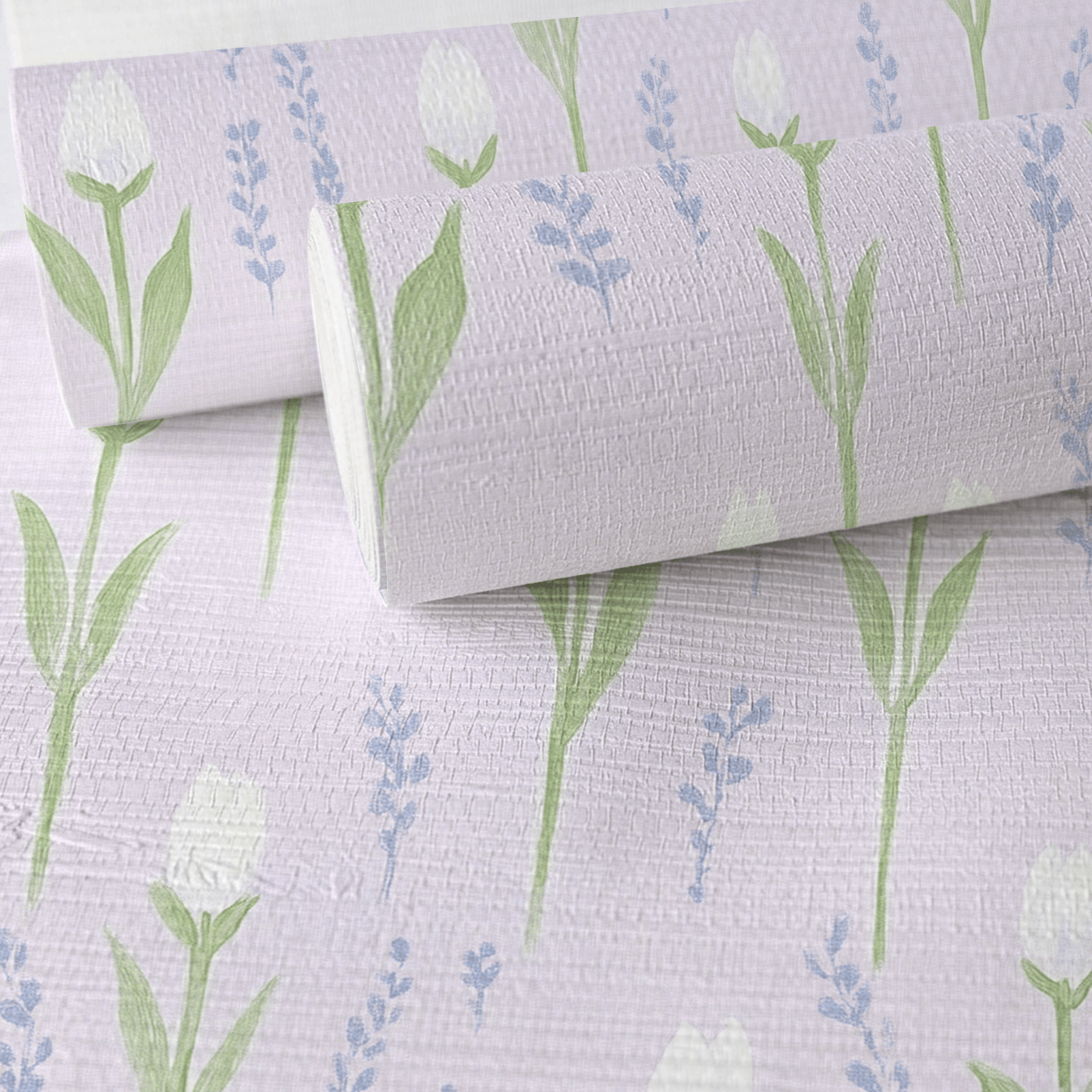 Lavender Lane Faux Grasscloth Wallpaper - Lemon Park