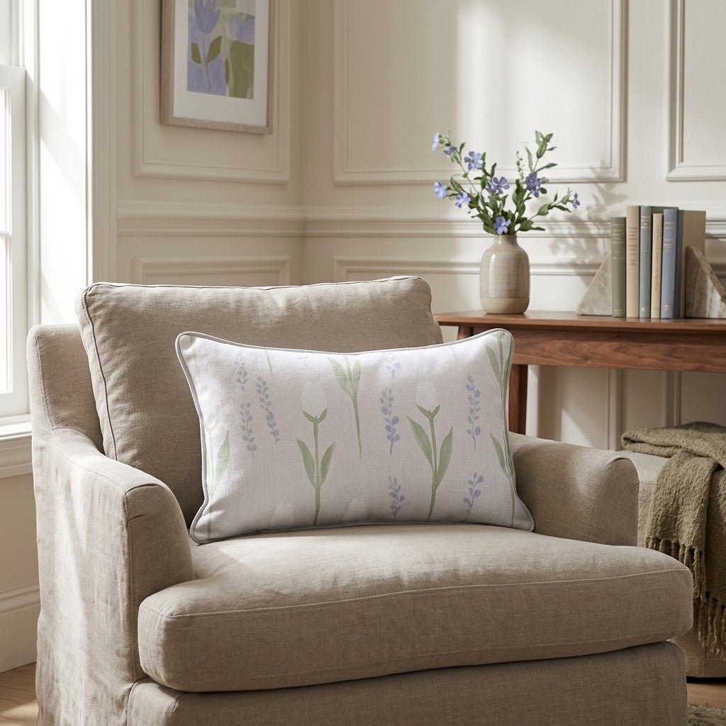 Lavender Lane Throw Pillow - Lemon Park