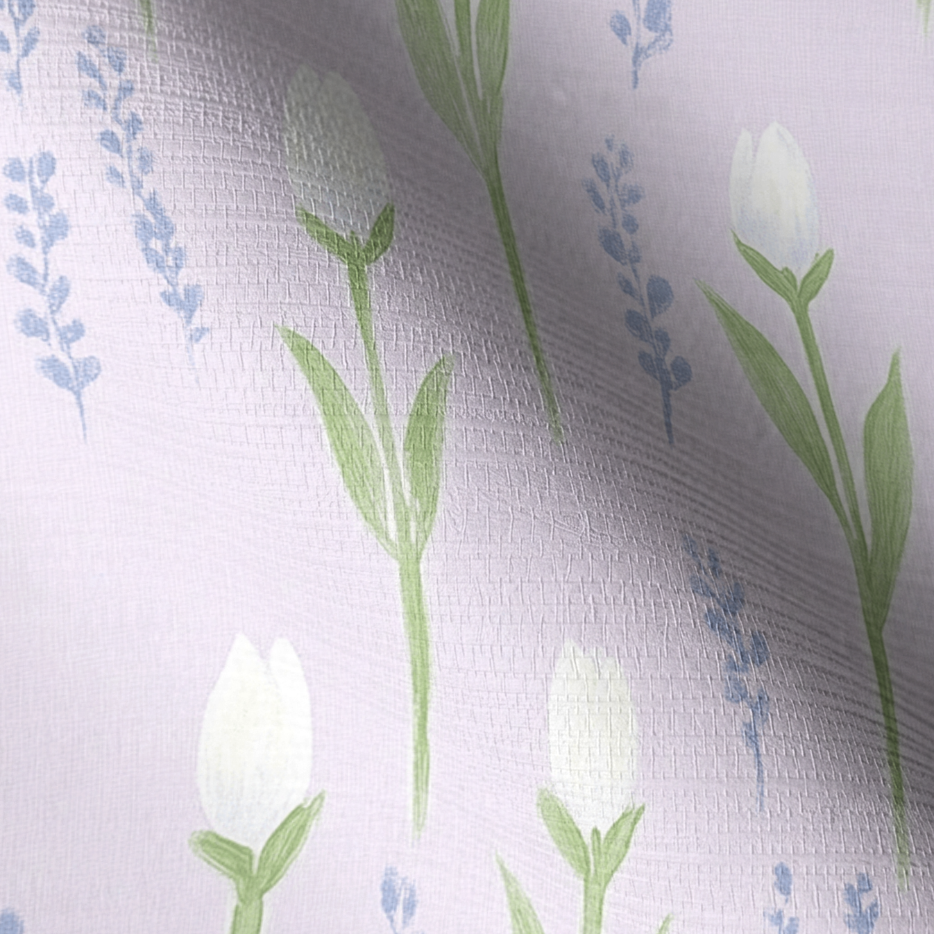 Lavender Lane Faux Grasscloth Wallpaper