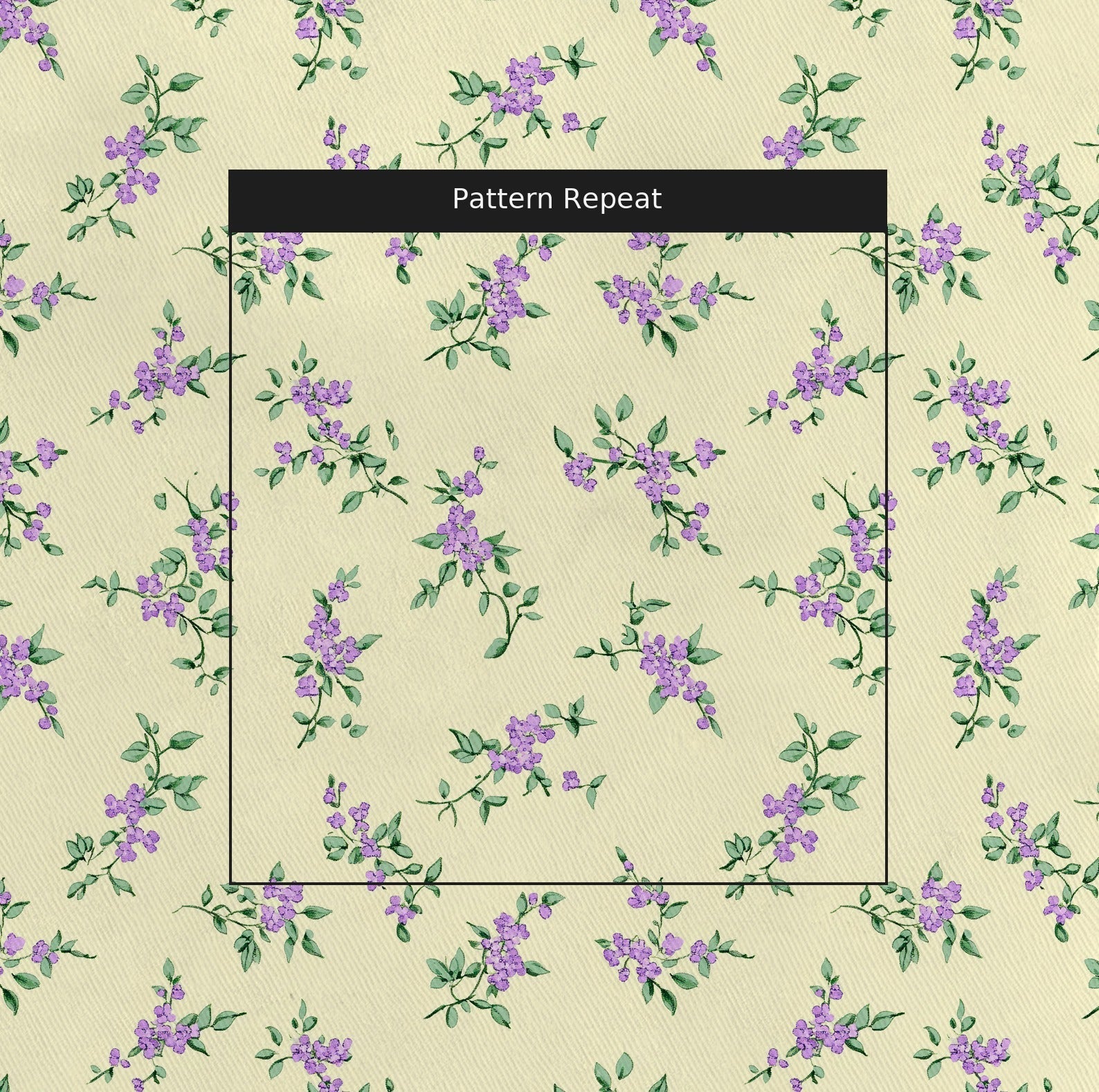 Lavender Sprig - Fabric - Lemon Park