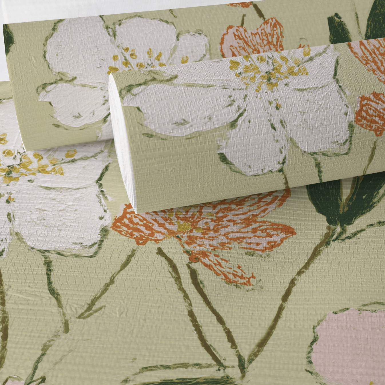 Lavinia Faux Grasscloth Wallpaper - Lemon Park