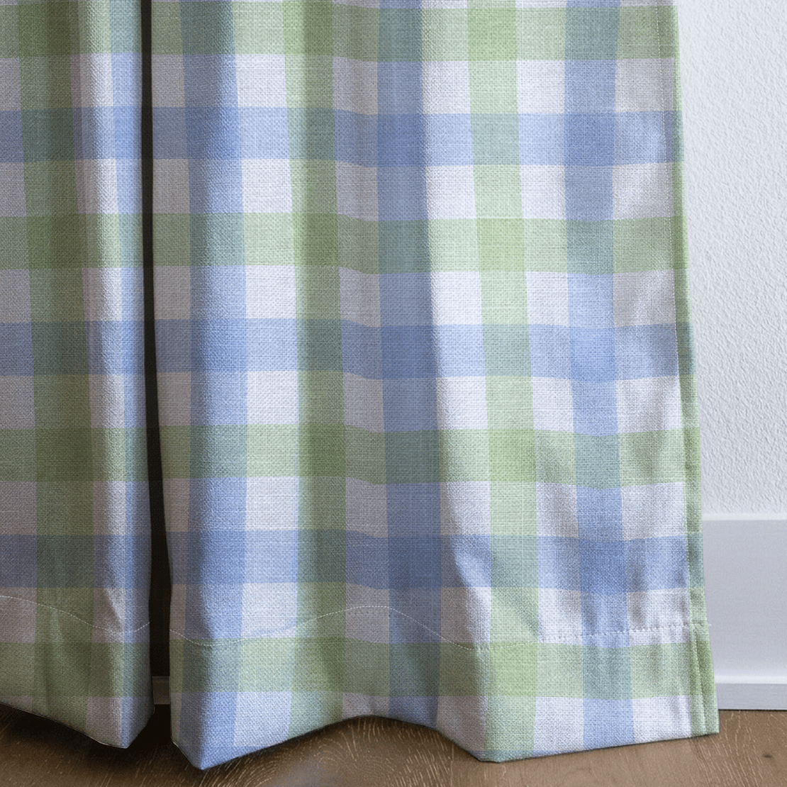 Leaf Me Be Gingham - Drapery - Lemon Park