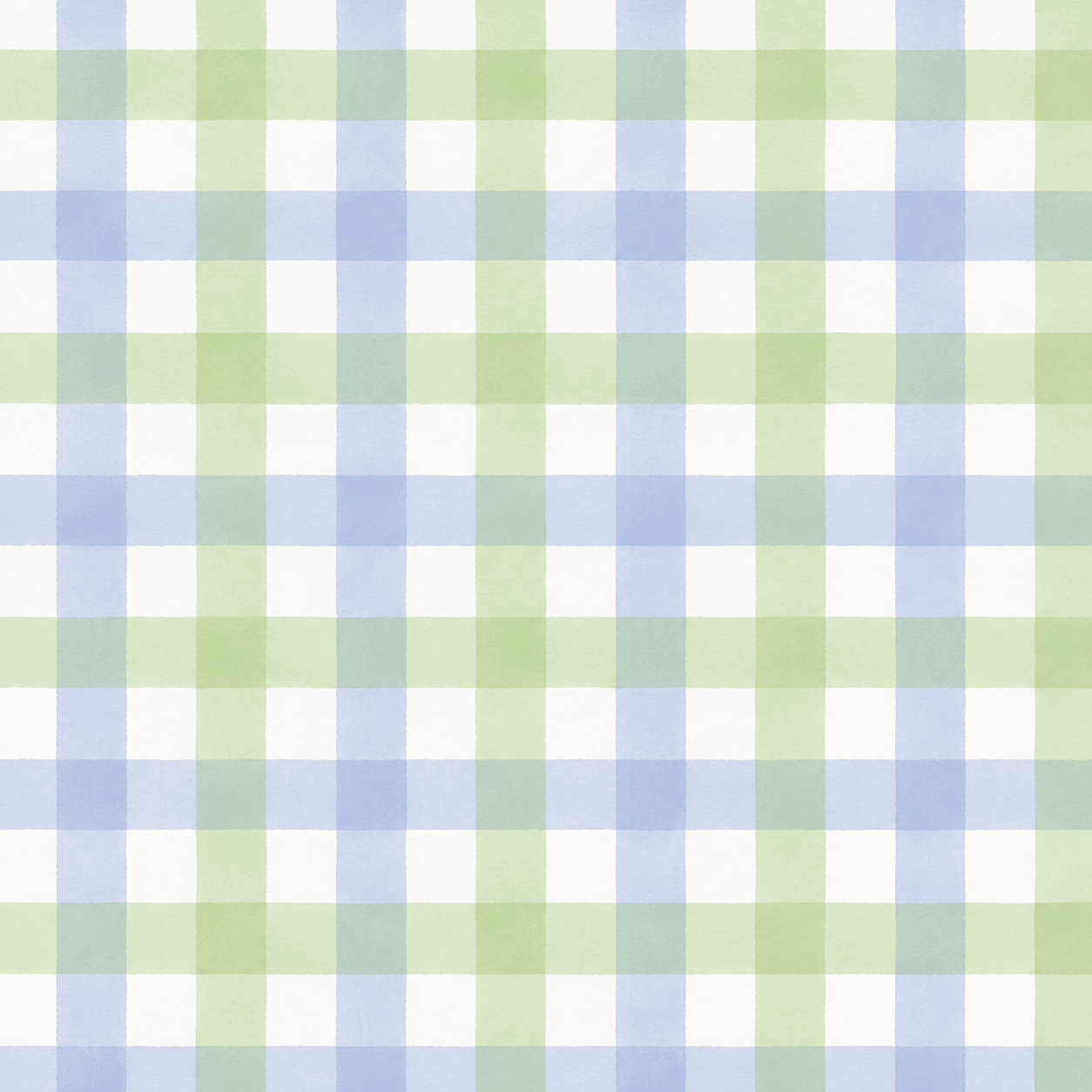 Leaf Me Be Gingham Wallpaper - Lemon Park