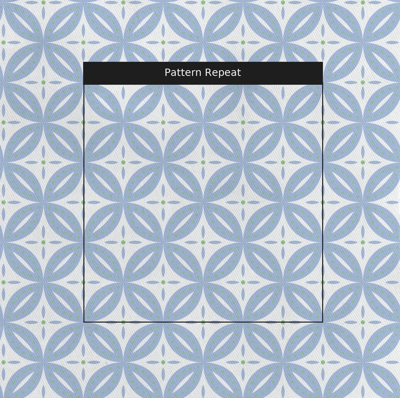 Leaf Me Be Periwinkle Grid - Fabric - Lemon Park