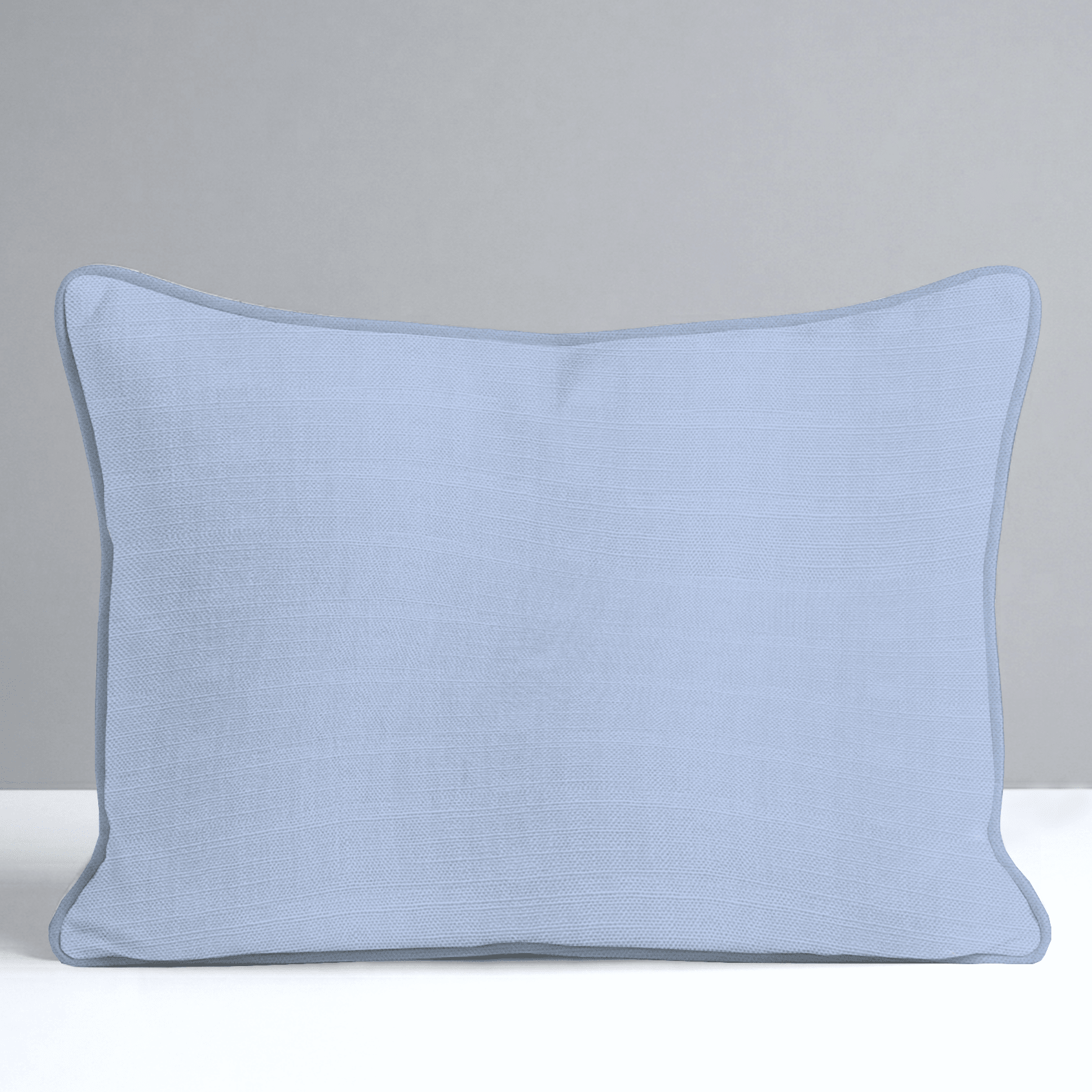 Leaf Me Be Periwinkle Throw Pillow - Lemon Park