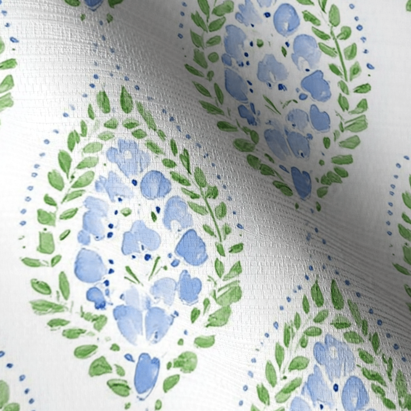 Leaf Me Be Faux Grasscloth Wallpaper