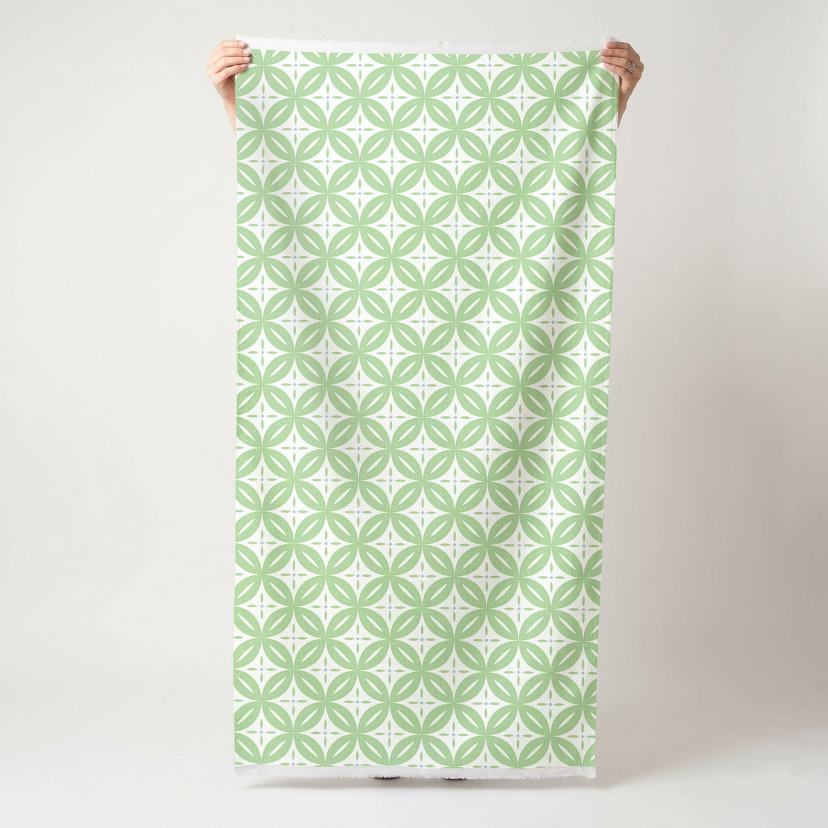 Leaf Me Be Willow Grid - Fabric - Lemon Park