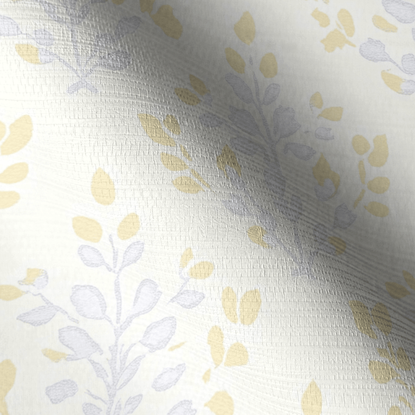 Leilani Faux Grasscloth Wallpaper - Lemon Park
