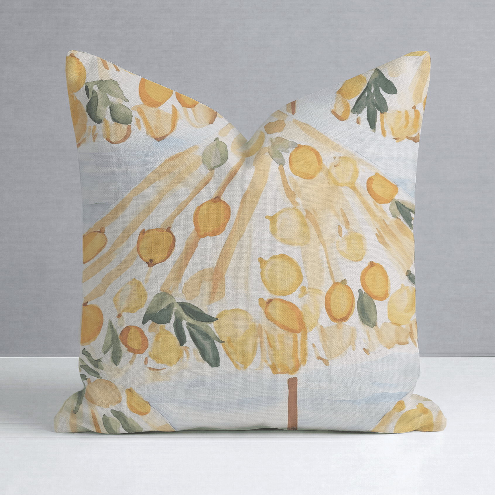 Lemon Grove Throw Pillow - Lemon Park