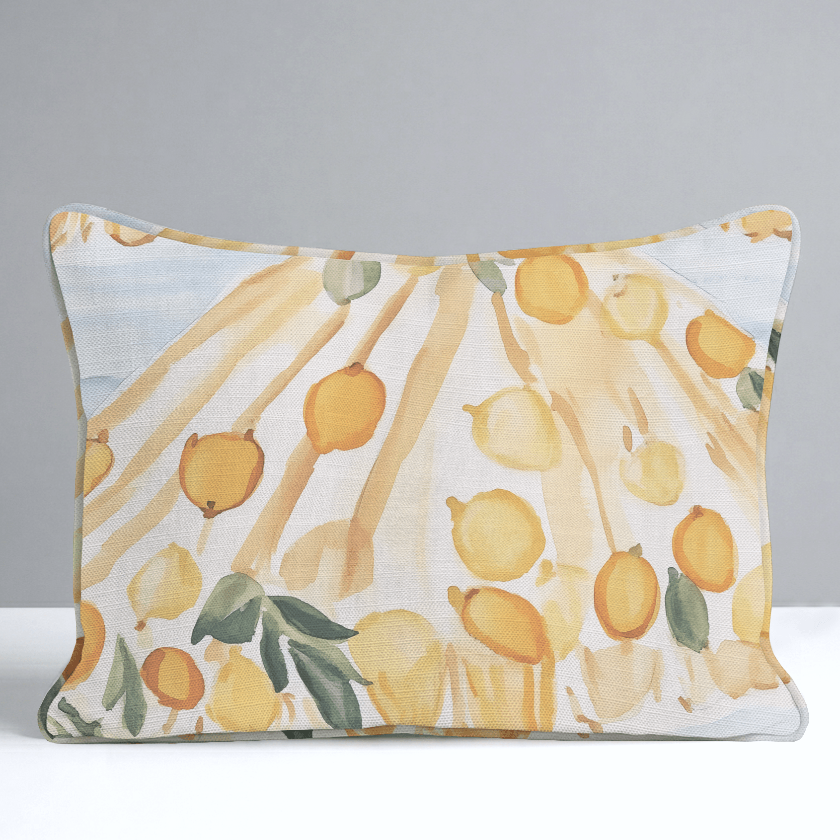 Lemon Grove Throw Pillow - Lemon Park