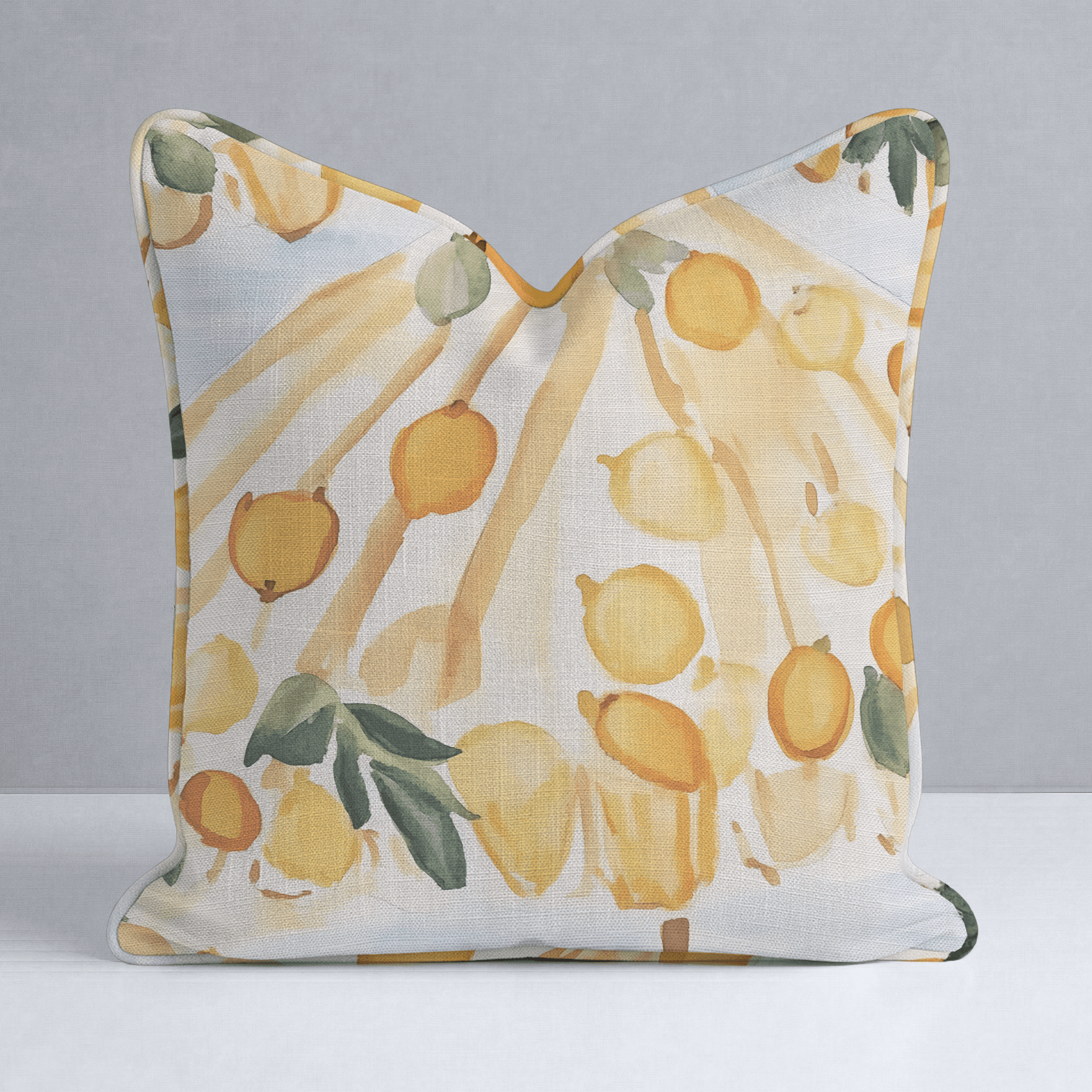Lemon Grove Throw Pillow - Lemon Park