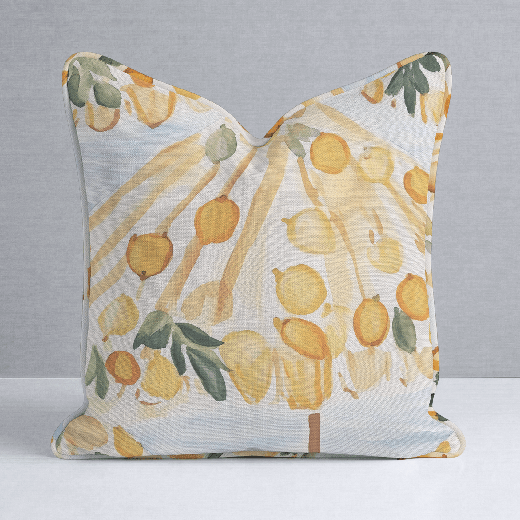 Lemon Grove Throw Pillow - Lemon Park